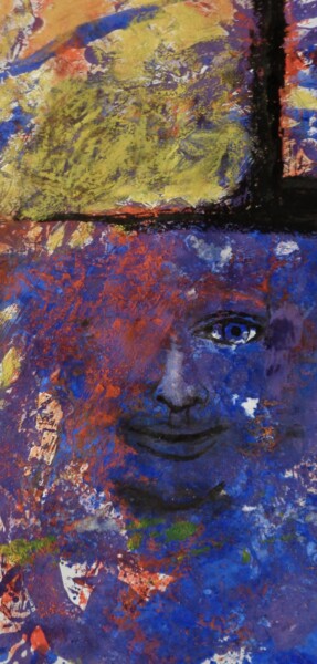 Peinture intitulée "le chapelier" par Francisco Mendes, Œuvre d'art originale, Acrylique