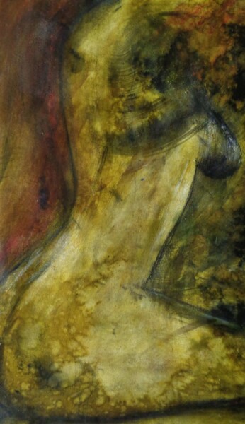 Peinture intitulée "nu" par Francisco Mendes, Œuvre d'art originale, Encre