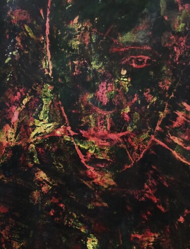 Peinture intitulée "mutation" par Francisco Mendes, Œuvre d'art originale, Huile