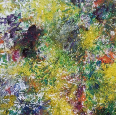 Peinture intitulée "MIMOSA" par Francisco Mendes, Œuvre d'art originale, Huile