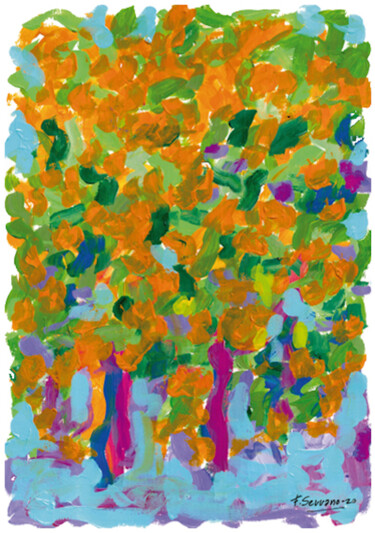 Painting titled "LEMON TREE" by Francisco Serrano Gutierrez, Original Artwork, Acrylic
