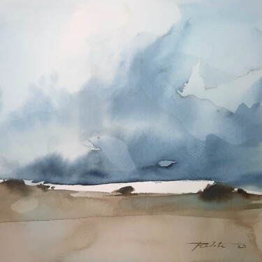 Painting titled "Alentejo2" by Francisco Cadete, Original Artwork, Watercolor