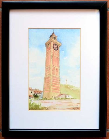 Pintura titulada "Antigua Torre de Ma…" por Francisco Guerra, Obra de arte original, Oleo