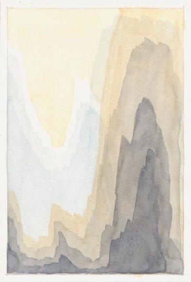Pintura intitulada "Abstract landscape…" por Francis Semog, Obras de arte originais, Outro