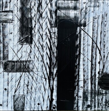 Peinture intitulée "« Derrière les gril…" par Franck.A, Œuvre d'art originale, Acrylique