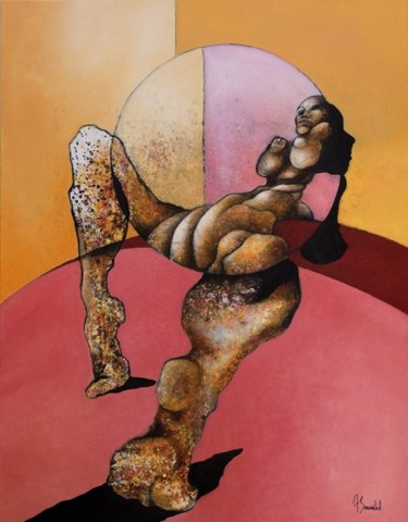Peinture intitulée "Rosacide" par Franck Benoualid, Œuvre d'art originale