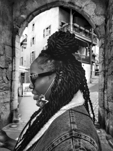 Fotografie mit dem Titel "Black beauty" von Franck Jamart, Original-Kunstwerk, Digitale Fotografie