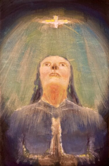 Pintura titulada "lui" por Franck Maury (Bellovaci), Obra de arte original, Acrílico