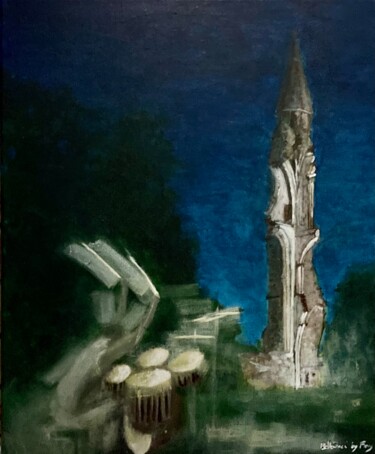 Pintura titulada "Série : Royaumont e…" por Franck Maury (Bellovaci), Obra de arte original, Acrílico Montado en Bastidor de…