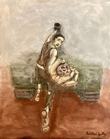Peinture intitulée "Hommage aux opprimés" par Franck Maury (Bellovaci), Œuvre d'art originale, Acrylique Monté sur Châssis e…
