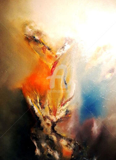 Painting titled "Numéro 1" by Franck Murat, Original Artwork