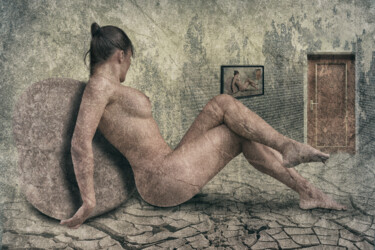 Digital Arts με τίτλο "Porte 13" από Franck Rozet, Αυθεντικά έργα τέχνης, Ψηφιακή ζωγραφική Τοποθετήθηκε στο Αλουμίνιο
