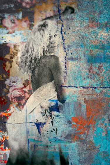 Цифровое искусство под названием "La photo sur le mur" - Franck Rozet, Подлинное произведение искусства, Цифровая живопись У…