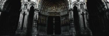Peinture intitulée "Cathédrale de chart…" par Franck Sanyas, Œuvre d'art originale, Photographie numérique