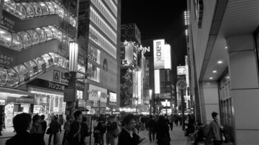 Fotografie mit dem Titel "Tokio nocturne" von Franck Sanz, Original-Kunstwerk, Nicht bearbeitete Fotografie