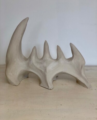 雕塑 标题为“Jaws” 由Franck Scala, 原创艺术品, 陶瓷