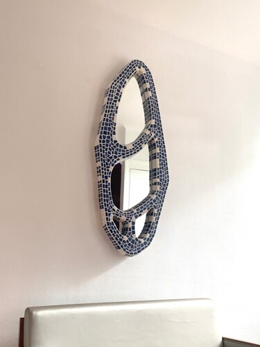 Diseño titulada "Miroir Arctic" por Franck Scala, Obra de arte original, Mosaico