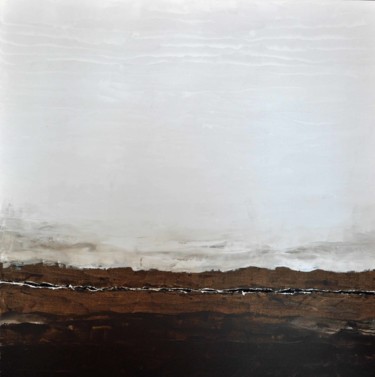 Malerei mit dem Titel "Mer du Nord.jpg" von Franck Simon, Original-Kunstwerk, Acryl