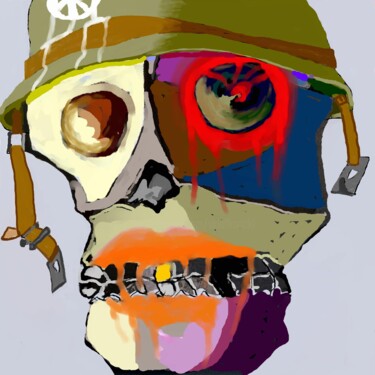 Arts numériques intitulée "le-soldat-inconnu.j…" par Franck Vidal, Œuvre d'art originale, Peinture numérique