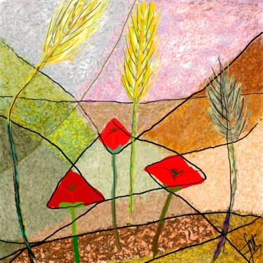 Painting titled "agri-bio.jpg" by Franck Vidal, Original Artwork