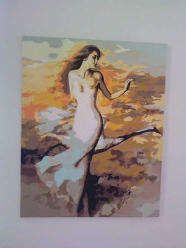 Painting titled "Athénée" by Franck Ayache, Original Artwork