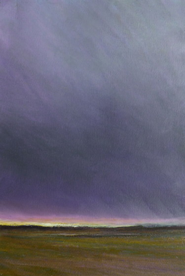 Peinture intitulée "Little horizon #4" par Franck Gervaise, Œuvre d'art originale, Pastel