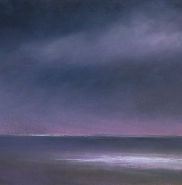Painting titled "Little Horizon #5" by Franck Gervaise, Original Artwork, Pastel