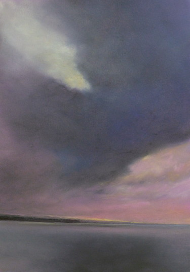 Peinture intitulée "Little Horizon #10." par Franck Gervaise, Œuvre d'art originale, Pastel