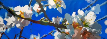 Pittura intitolato "Pavasaris" da Franck Le Boulicaut, Opera d'arte originale, Acrilico