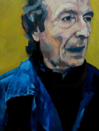 Картина под названием "Portrait de Serge" - Franck Le Boulicaut, Подлинное произведение искусства