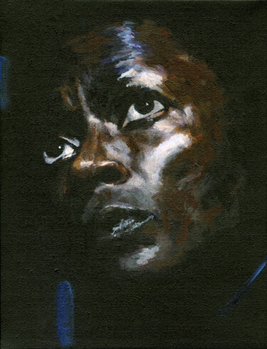 Painting titled "Miles Davis" by Franck Sanson, Original Artwork, Acrylic