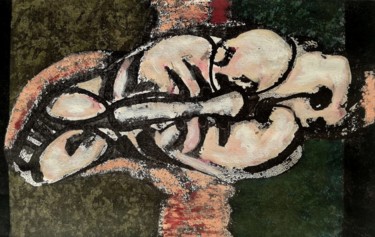 Gravures & estampes intitulée "METAMORFOSI" par Franco Bogge, Œuvre d'art originale, Eau-forte