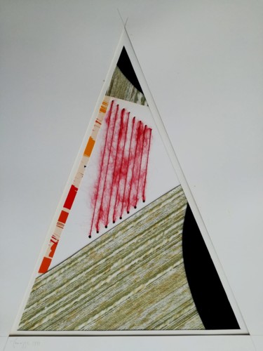 Painting titled "TRIANGOLO" by Franco Bogge, Original Artwork