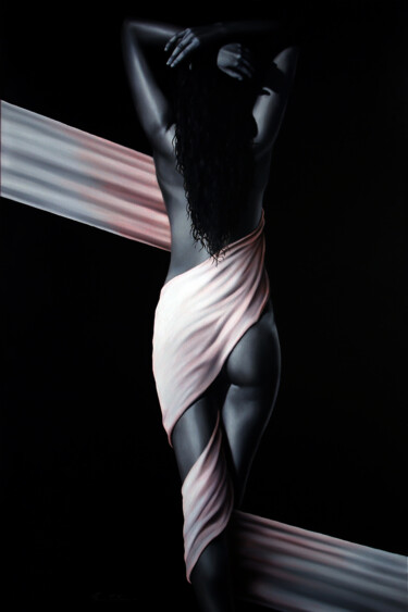 Картина под названием "Silhouette" - Franco Cisternino, Подлинное произведение искусства, Масло