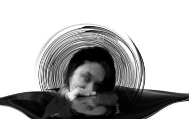 Digitale Kunst mit dem Titel "Riflesso" von Franco Policastro, Original-Kunstwerk, Fotomontage
