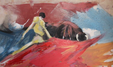 Pittura intitolato "Sete" da Franco Policastro, Opera d'arte originale, Acrilico