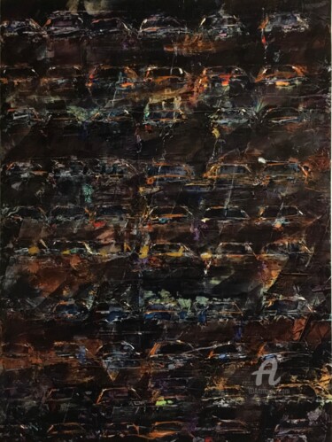 Peinture intitulée "Étude essai 9" par Francois Barroux, Œuvre d'art originale, Huile