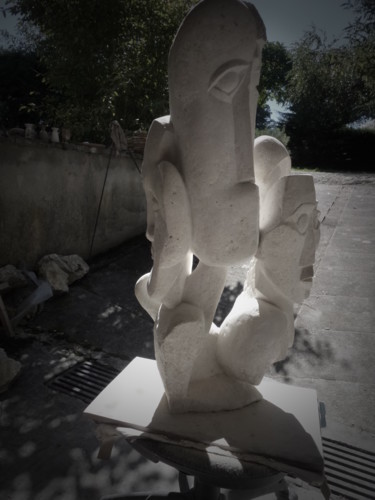 Sculpture titled "pot-pourri-étude1-a…" by Pierrick, Original Artwork, Stone