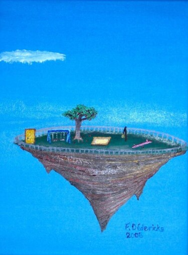 Peinture intitulée "Terrain de jeux" par Francois Dedericks, Œuvre d'art originale, Autre