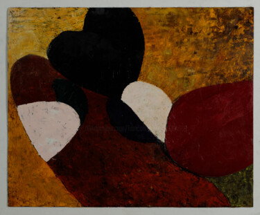 Painting titled "BROKEN HEARTS" by François Delage, Original Artwork, Pastel