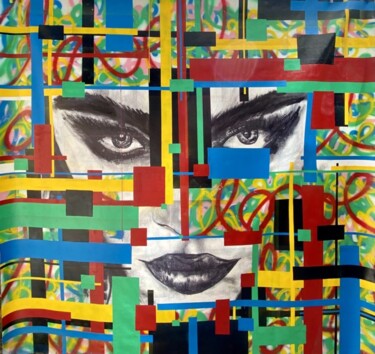 Malarstwo zatytułowany „Love Madonna” autorstwa François Farcy, Oryginalna praca, Akryl