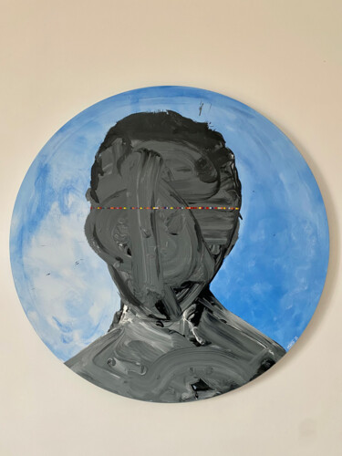 Peinture intitulée "Silver Lining" par François Farcy, Œuvre d'art originale, Acrylique Monté sur Châssis en bois