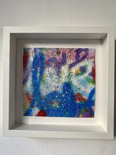 Картина под названием "chicago 9" - François Farcy, Подлинное произведение искусства, Рисунок распылителем краски