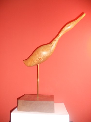 Sculpture intitulée "ENVIE DE CIEL BLEU" par François Forré, Œuvre d'art originale