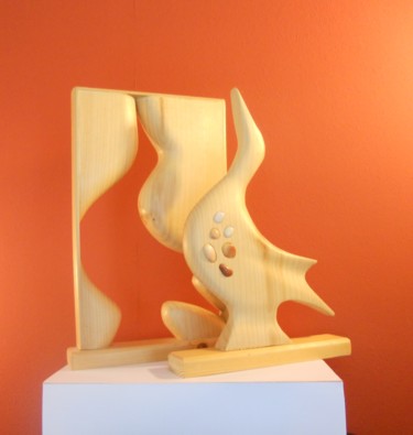 Sculpture intitulée "CAGE OUVERTE" par François Forré, Œuvre d'art originale