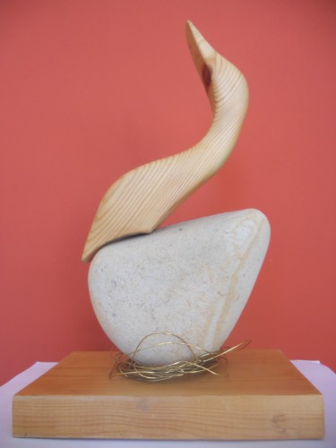 Sculpture intitulée "REVE D'HORIZONS" par François Forré, Œuvre d'art originale