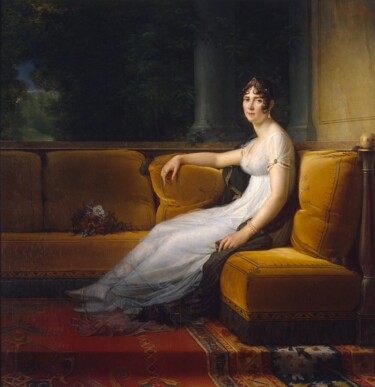 Malerei mit dem Titel "Portrait de Joséphi…" von François Gérard, Original-Kunstwerk, Öl