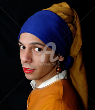 Photographie intitulée "La perle de Vermeer" par François Harray, Œuvre d'art originale