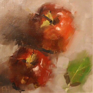 Painting titled "A Pair" by Francois Hugard, Original Artwork, Oil