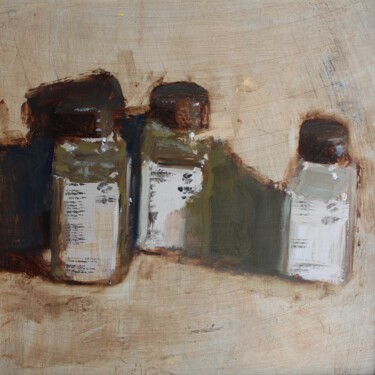 "Three small medium…" başlıklı Tablo Francois Hugard tarafından, Orijinal sanat, Petrol